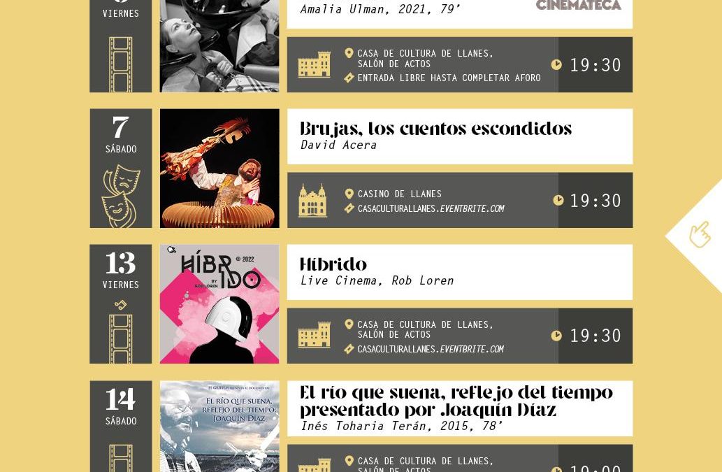 Calidad, variedad y muchas novedades en la cultura llanisca, impulsada por nuestra compañera Marisa …