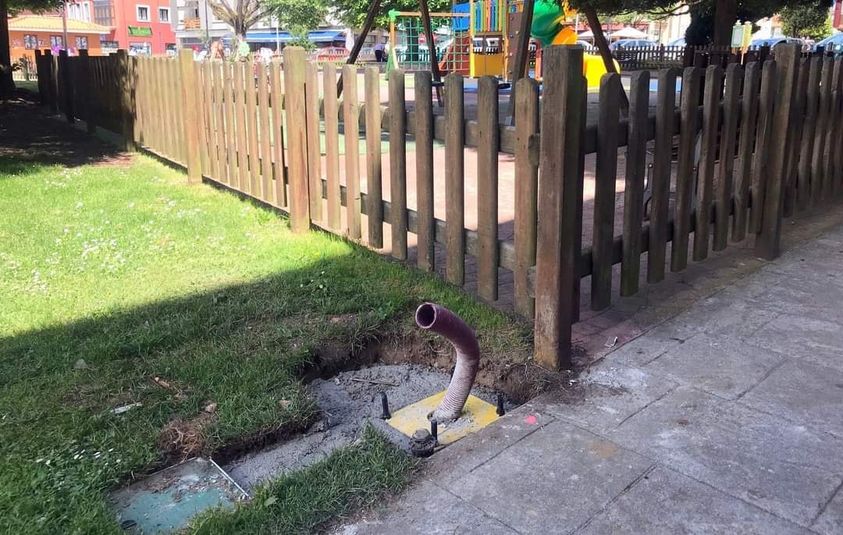 El parque de Posada Herrera lucirá, nunca mejor dicho, una nueva iluminación para beneficio de todos…