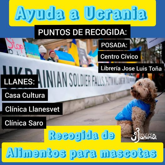 Los animales también sufren los estragos de la invasión de Ucrania….