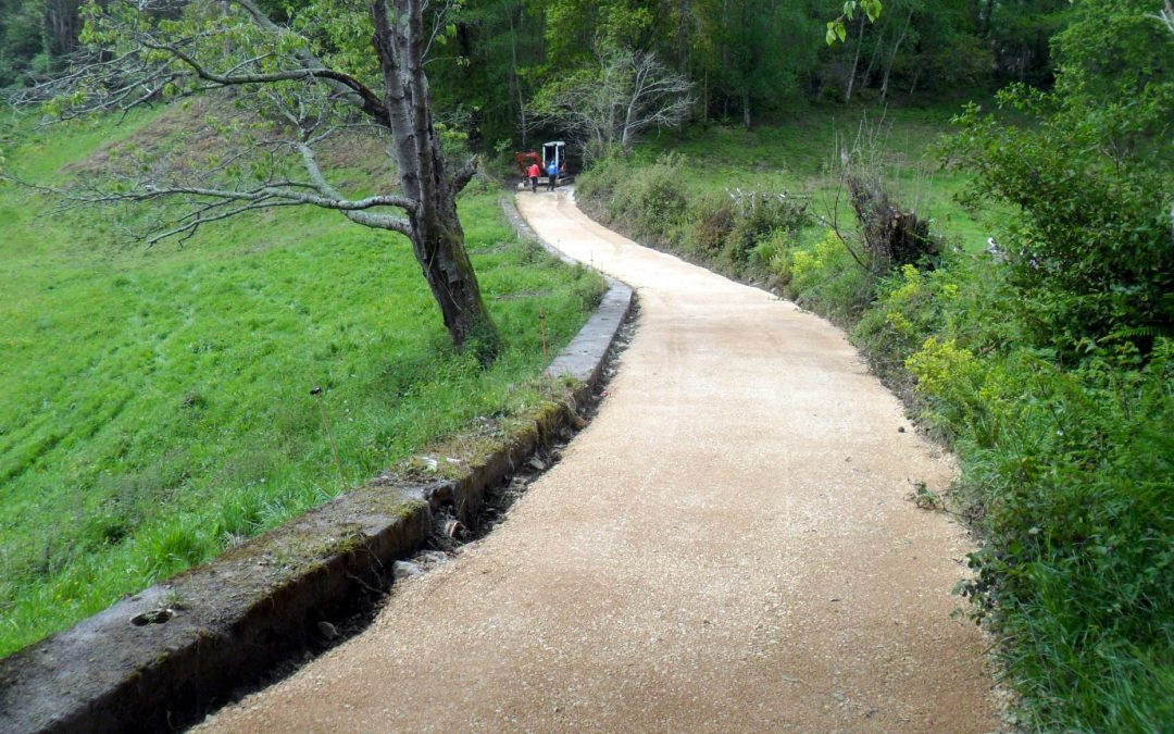 Trabajando sin pausa. Esta vez tocó en Vibañu….