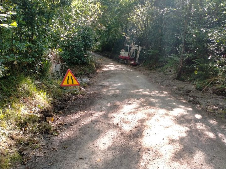 Comienzo de las obras del camino de Soberrón al Pozu la Mina….