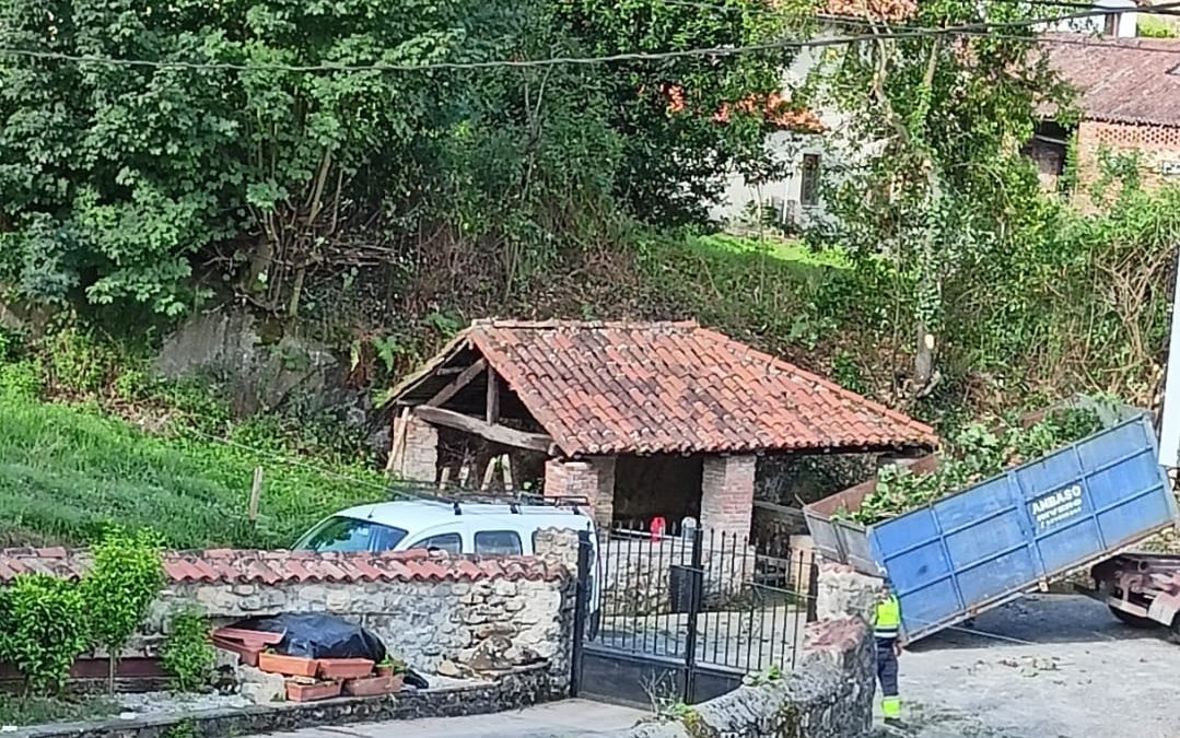 El lavadero de Vibañu se pone guapo después de una buena limpieza….