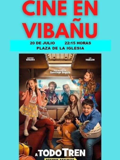En Vibañu también habrá cine de verano para disfrutar al fresquín por la noche….