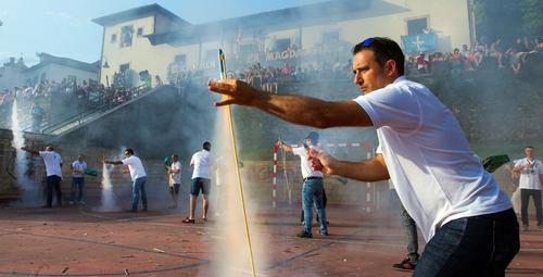 El Principado quiere regular el lanzamiento de «voladores»