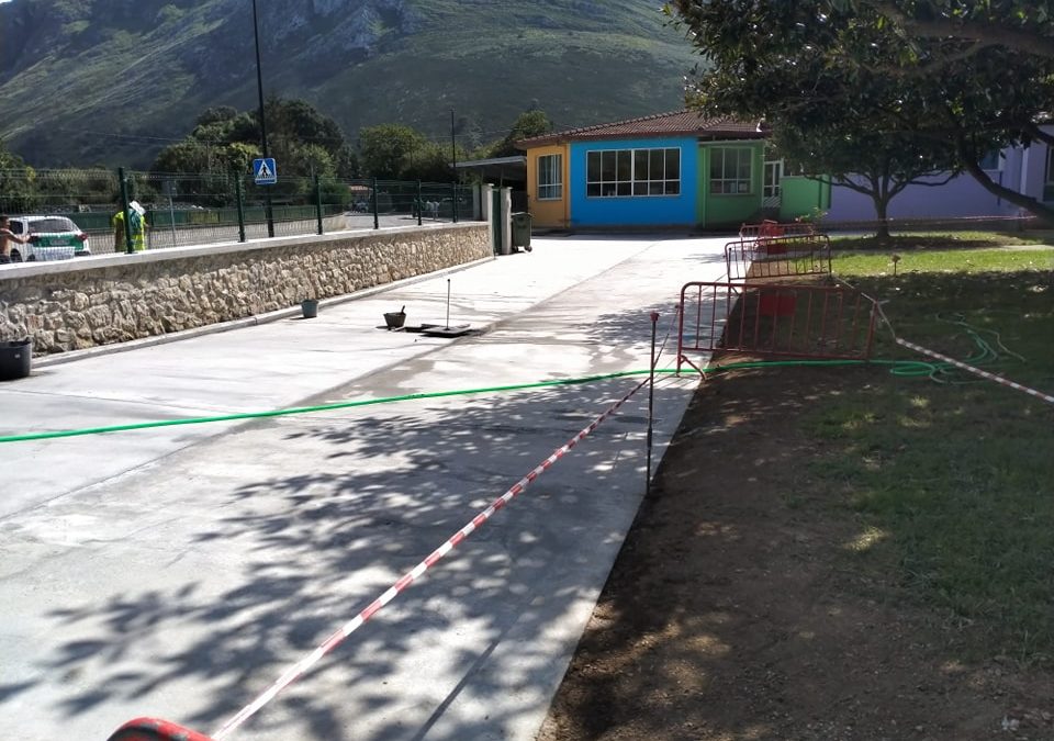 Lo guapu que está quedando el patio de Valdellera….