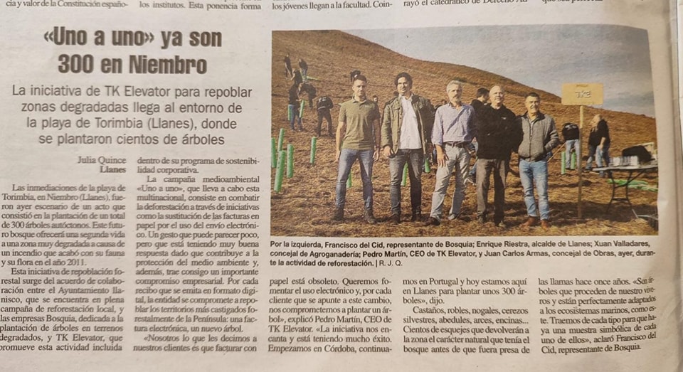 La campaña de reforestación emprendida por Xuan Valladares está consiguiendo una cifra récord en la …