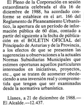 UN PEQUEÑO ANUNCIO EN EL BOPA…