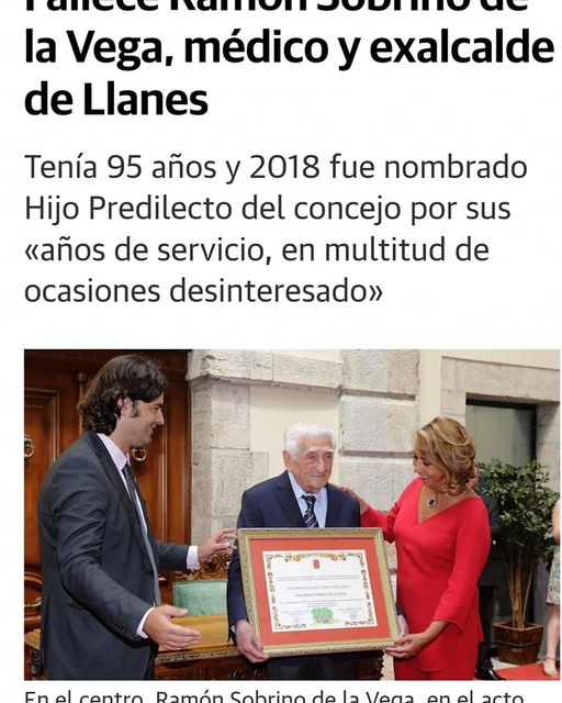 Con gran cariño y profundo pesar conocemos el fallecimiento de D. Ramón Sobrino de la Vega….