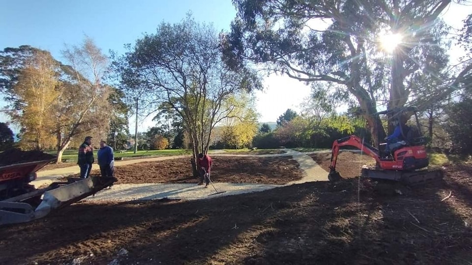 Muy avanzadas las obras del Área Canina de Tieves….