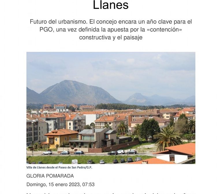 Llanes tendrá el plan que necesita….