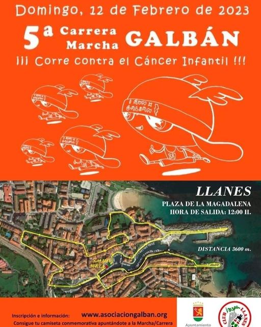 Estamos muy sensibilizados con el cáncer infantil y animamos a que la participación sea masiva….