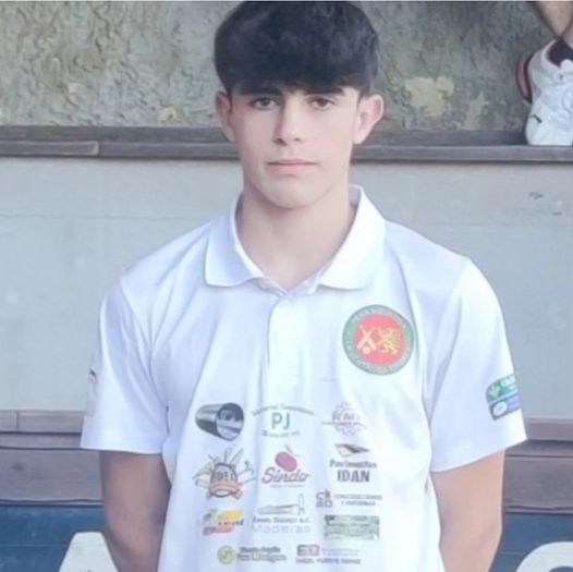 Hugo Gutiérrez, jugador de la llanisca Peña Bolística Venta Los Probes, disputar…