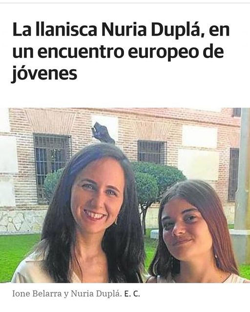 La joven llanisca Nuria Duplá participa en el European Child Participation Meeti…