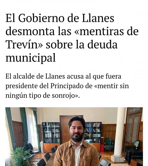 Trevín miente respecto a la deuda municipal….